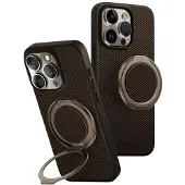 Uniq Magclick GripFit-cover til iPhone 16 Pro, brunt
