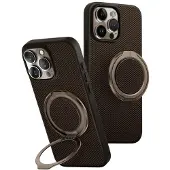 Uniq Keva Air Magclick Charging GripFit-etui til iPhone 16 Pro Max - Brun