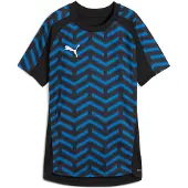 Puma Trænings T-Shirt IndividualBlaze - Sort/Hvid/Blå Kvinde, størrelse X-Large