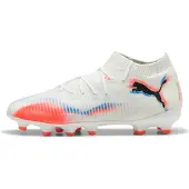 Puma Future 8 Pro FG/AG Untamed - Hvid/Sort/Rød Børn, størrelse 29