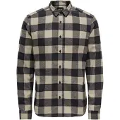 Only & Sons Skjorte 'ONSGudmund' elfenben / navy