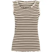 Cream Overdel 'Ribba' beige / sort