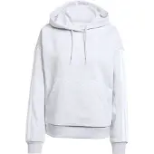 Adidas Sportsweatshirt 'ESSENTIALS 3-STRIPES FLEECE' lysegrå / hvid