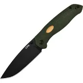CJRB Aes Linerlock Green Micarta