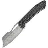 Kansept Knives Cybin Framelock Damascus