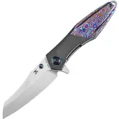 Kansept Knives Mistaken Framelock Timascus