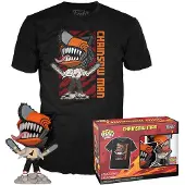 Funko POP! Chainsaw Man Chainsaw Man Leaping T-shirt Med Korte ærmer