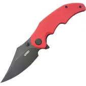 Kubey Ceto Camp Linerlock Red G10