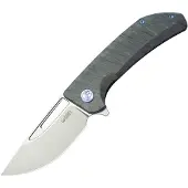Kubey Hyperion Framelock Flame Ti