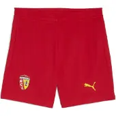 Puma RC Lens 25/26 Shorts Youth, Clothing, Red/Black, 7-8Y