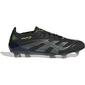 Adidas Predator Elite FG Electric Stealth - Sort/Grå/Grøn - Græs (FG), størrelse 40