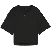 Puma Funktionsbluse 'Cloudspun' mørkegrå / sort