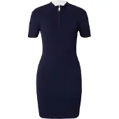 Calvin Klein Jeans Strikkjole navy
