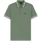 Boss green BOSStil mænd. 50469055 Grøn Paddy-polo (M), Casual, Bomuld, Korte ærmer