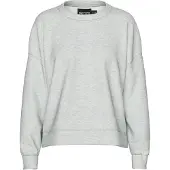 Pieces Sweatshirt 'PCChilli' lysegrå