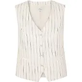 TATUUM Jakkesætsvest 'Remela' sort / offwhite