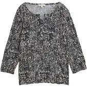Tom Tailor Bluse camel / navy / hvid