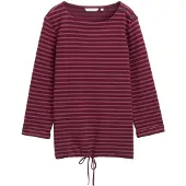 Tom Tailor Structured 3/4 ærmet T-shirt