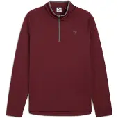 Puma Waffle Fleece Quarter-Zip Top Men, Sport, Ruby Shimmer, 3XL