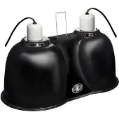 Zoo med Kombination Dyb Dome Dobbelt Lampeholder