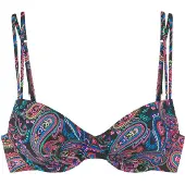 Venice beach Bikinioverdel blå / lyserød / rød / sort