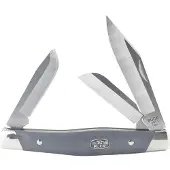 Buck Stockman Gray Nickel Silver