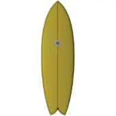 TSA Element Twin Fish Mustard 3f Future 6´2´´ Surfbræt