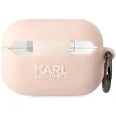 Karl Lagerfeld KLAP2RUNIKP AirPods Pro 2 cover pink/pink Silikone Karl Head 3D