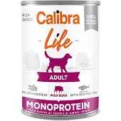 Calibra Life Can Adult Vildsvin Med Blåbær 6x400g Hundefoder