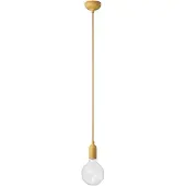 Creative Cables Med Bulb Silikone Farverig Pendellampe Med Tekstilkabel