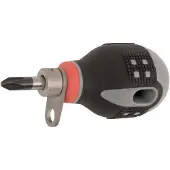 Bahco Stubby Ergo Skruetrækker Til Phillips-skruer Med Sikkerhedshals Ph2x25 Mm