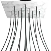 Creative Cables Krovnq4015f105 Xxl Rose-one Square Carrara Marmor Rose-sæt