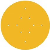 Creative Cables Rose-one System Round Cvfr4010f113 Sennepspanel