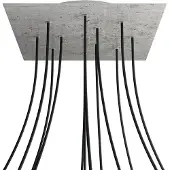Creative Cables Kroq4012f106 Xxl Rose-one Kvadratisk Rosesæt I Cement