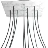 Creative Cables Kroq4012f105 Xxl Rose-one Square Carrara Marmor Rose Sæt