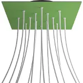 Creative Cables Krovnq4014f116 Xxl Rose-one Square Green Meadow Rose Kit