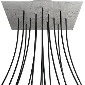 Creative Cables Kroq4015f106 Xxl Rose-one Kvadratisk Rosesæt I Cement