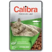 Calibra Steriliseret Pose Laks Æske 24x100g Vådfoder Til Kat