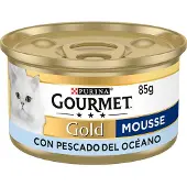 Purina Guld Gourmet Havfiskemousse Kattefoder 24x85g