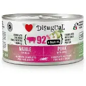 Disugual Frugt Svinekød Æble 12x150g Våd Hundefoder