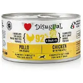 Disugual Vådfoder Til Hunde Med Frugt Kylling Og Ananas 12x150g