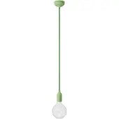 Creative Cables Med Bulb Silikone Farverig Pendellampe Med Tekstilkabel