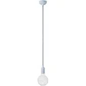 Creative Cables Med Bulb Silikone Farverig Pendellampe Med Tekstilkabel