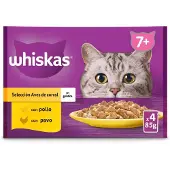 Mars Whiskas +7 Selection Fugl 13x85g Kattesnacks 4 Enheder