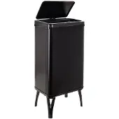 Wellhome Smart Skraldespand Med Automatisk åbning Og Manuel Kontakt 50l