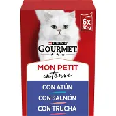 Purina Gourmet Mon Petit Intense Vådfoder Til Katte Med Fisk 8x6x50g