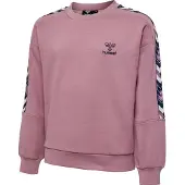 Hummel Sweatshirt 'Zoe' mørkeblå / gammelrosa / hvid