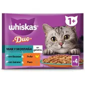 Whiskas Lækker Duo Hav & Bjerg Vådfoder Til Kat 13x4x85g