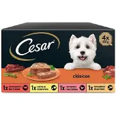 Cesar Multipack Classic Vådfoder Med Kød Til Hunde 6x4x150g