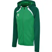 Hummel Sportssweatjakke 'LEAD 2.0' gran / neongrøn / hvid